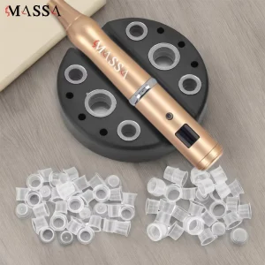 Round Silicone Tattoo Tool Holder Stand for Microblading Pigment Ink Cup Machine Permanent Makeup Tattoo Accessories