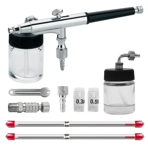 Royalmax Painting Airbrush 0.3mm AB-133S for Makeup Nail Art Kits Cosmetic Kit