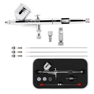 Royalmax Professional Airbrush S-Series Extra Needle Nozzle (0.3mm) 7ml Gravity Cup Barber & Auto Detailing Workshop Use