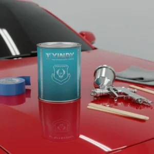 S B18 2K Bright Red Car Specific Paint Two component High Solid Content Scratch Resistant Whole Car Color Change & Repair Paint