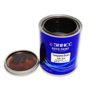 SHHCC Manufacturer Low Price 1K Acrylic Transparent Iron Oxide Brown Repair Paint Auto Paint Candy Paint