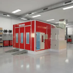 SLD OD75 Electric Diesel Burner Miniature Hobby Car Spray Booth LED Lighting Compact Desktop Airbrush Painting Station 12kW