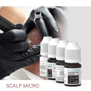 Scalp Tattoo Ink Permanent Makeup Pigment Micropigmentation for Hair SMP Hair Tattoo Pigments for Headline
