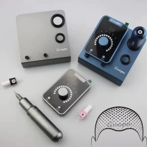 SMP Scalp Micropigmentation Machine Powerful Motor Permanent Makeup Tattoo Machine Pen Supply Kit for Hairline Tattoo