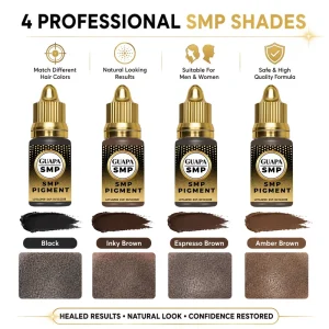 SMP Scalp Tattoo Ink Pigments High Quality Micropigmentation Color Ink Pigments for Scalp Artists Baldness Treatment