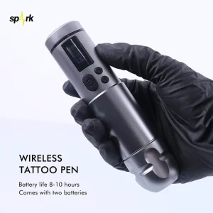SPARK Professional Kit V Adjustable Voltage OLED Display Long Endurance Professional Wireless Tattoo Pen