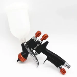 SRI 1.0mm/1.2mm Nozzle DIY High Pressure Mini Paint Spray Gun Gravity Airbrush for Car Painting Pneumatic Gun