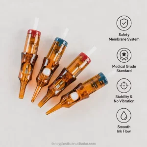 STALYX Professional Disposable Tattoo Cartridge Needles ULTRA Series Safety Membrane Laser Etched Specs Stainless Steel