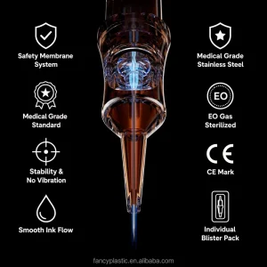 STALYX ULTRA Tattoo Cartridge Needles Laser etched Specs Surgical Stainless Steel EO Gas Sterilized Strict QC 20pcs