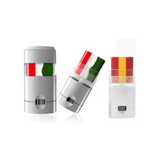 Safe Easy Apply Adjustable Plastic Custom 3 Color National Flag Pattern Face Body Paint Football Fans Event Party Decoration