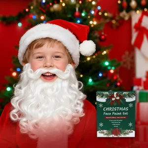 Safe On Skin Non Toxic Professional Mineral Oil Based Washable Christmas Face Paint Kit Teens Adults Body Painting Supplies