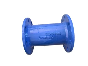 Safe Potable DN150 300mm Double Flange Straight Pipe Non Toxic Water Supply Casting Rustproof Odorless Powder Coated