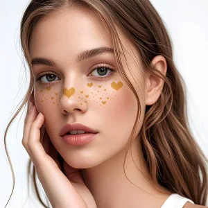 Safe and Environmentally Friendly Waterproof Makeup Tattoo Stickers New Facial Party Temporary Eye Tattoos for Face Application