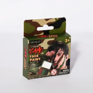 Safe and Skin Friendly 3 Color Body Washable Body Painting for Halloween Carnival