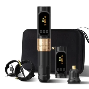 Sally 270 2.0-3.5mm Adjustable Stroke Wireless Tattoo Pen Machine for Eyebrow Eyeliner Lips Scalp Permanent Makeup