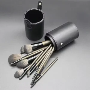 Salon-Quality Daily Professional Use Custom Logo 14 Pcs Wood Handle Face Makeup Brushes Set Anti-Shedding Bristles High Quality