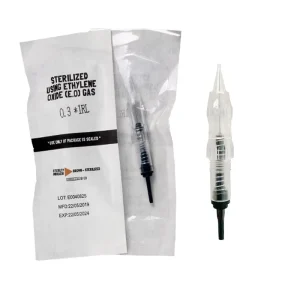 Screw Black Pearl PMU Permanent Makeup Cartridge Micro Eyebrow Tattoo Needles