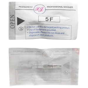 Screw Clear Cartridge Needle 1RL Eyebrows Lip PMU Microblading Kit Disposable Tattoo Permanent Makeup Machine
