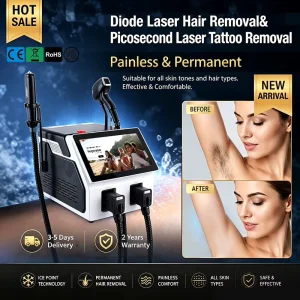 Second-level Laser Tube Laser Hair Removal Picosecond Tattoo Removal Multi-color Professional Beauty Equipment CE