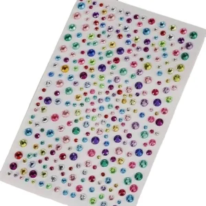 Self Adhesive Acrylic Stickers Jewel Craft Bling Crystal Diamond Rhinestones Diamond Stickers Crystal Stickers