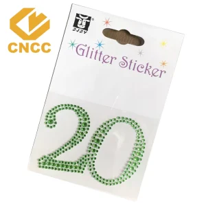 Self Adhesive Number Alphabet Gem Sticker Face Body Art Jewelry Diamond Kids Stickers