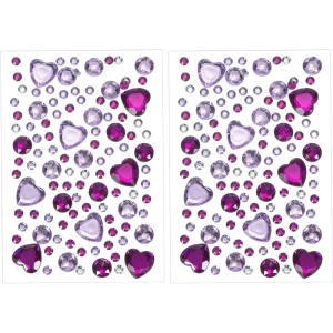 Self Adhesive Rhinestone Stickers Face Gems Jewel Stickers Crystal Embellishment Sheet Crafting Nail Decor Makeup DIY Gold
