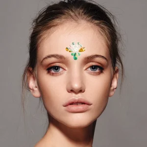 Self Adhesive Rhinestones Gems Crystals Pearls Stickers Festival Diamonds for Face Body Make up