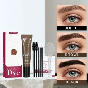 Semi Permanent Private Label Eyebrow Tint Long Lasting Natural Volumizing Mascara Kit Vegan Waterproof Eyebrow Tint Gel