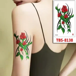Semi Permanent Sleeve Tattoos for Women Realistic Temporary Tattoos Full Arm Waterproof Long Lasting 2 3 Weeks Christmas Gift