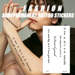 Semi-Permanent Tattoo Sticker for Summer Bikini Fashion