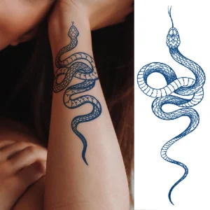 Semi Permanent Water Transfer Tattoo Minimalism Small Hand and Finger Tattoos Sticker with Paper Material Eco Friendly Design