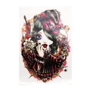 Semi-permanent Chinese Elements Tattoo Stickers Simulation Tattoo Waterproof Durable Free Environmentally Friendly Customizable