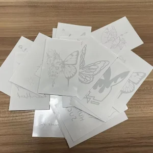 Semi permanent Juice Herbal Tattoo Stickers Waterproof Long lasting Custom Temporary Tattoos
