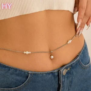 Sex Rhinestone Dangle Sparkle Belly Ring Chain 18k Sexy Belly Rings Body Jewelry