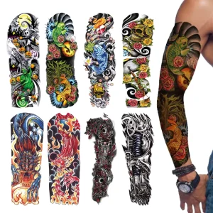 Sexy Long Lasting Waterproof Sleeves Temporary Tattoo Full Arm Tattoo Stickers