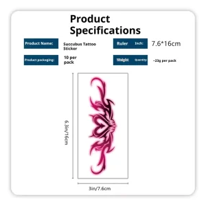 Sexy Tattoo Stickers Aesthetic Temporary Tattoos Waterproof Body Chest Abdomen Private Decorative Stickers for Couple