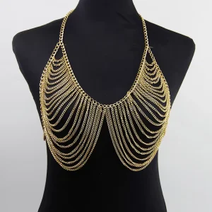 Sexy Women’s Body Chain Gold Plated Fashion Body Chain