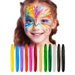 Sfx Pride Water Set Halloween Gift Set Facepaint For Girl Kid Clown Children Makeup Kit Art Bodi Face Paint Crayon