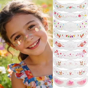 Shining Face Decorative Stickers Temporary Water Transfer Freckle Tattoo Sticker Freckles Face Tattoo for Face