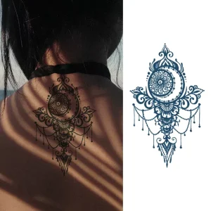 Shipped Worldwide Temporary Tattoo Lasts up to 2 Weeks Jagua Ink Matte Finish Fake Waterproof Semi Permanent Tattoo Sticker
