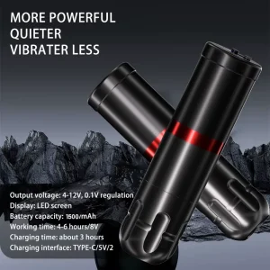 Short Pen Stroke 3.5mm Wireless Brushless Motor Japan Motor Aluminum Tattoo Machine Permanent Makeup Body Art Portable