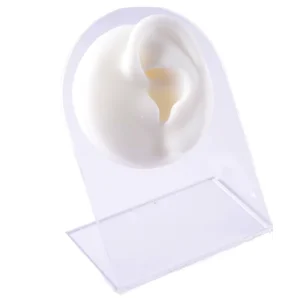 Silicone Body Piercing Earrings Display Tool for Ear Nose Lips Model Hearing Aid Tattoo Puncture Permanent Makeup Training Tool