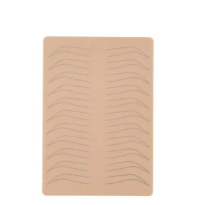 Silicone Double Sided Permanent Makeup Eyebrow Microblading Accessories Tattoo Practice Peel Skin Safe Durable Easy Use