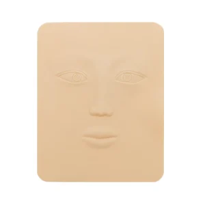 Silicone Full Face Synthetic Skin Blank Eyebrow Lip Practice Tool for Permanent Makeup Microblading Tattoo Training