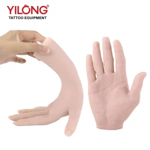 Silicone Hand Model for Tattoo Practice Male Female Nail Simulate Skin for Artist Training Permanent Makeup Accessories