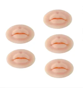 Silicone Lip Practice Model for Permanent Makeup Training Reusable 3D Soft Lip Tattoo Skin Accessories Makeup Permanent Tools