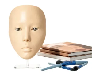 Silicone Makeup Mask Full Face Practice Board Permanent Makeup Lash Practice Model for Cosmetic Training