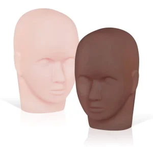 Silicone Mannequin Head Face Skin 3D Modle Microblading Permanent Makeup Eyebrow Lip Tattoo Practice Supplies