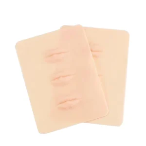 Silicone Permanent Makeup Training Skin for Eyebrow Measuring Microblading Tattoo Practice 1.5mm Thickness Bulk Packing OEM