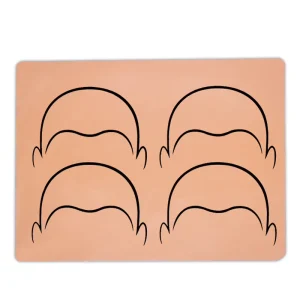 Silicone Tattoo Practice Skin for Beginners Soft Hairline Implant Permanent Makeup Academy Training Tool